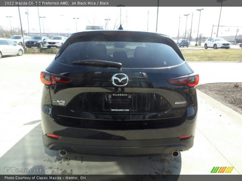 Jet Black Mica / Black 2022 Mazda CX-5 S Preferred AWD