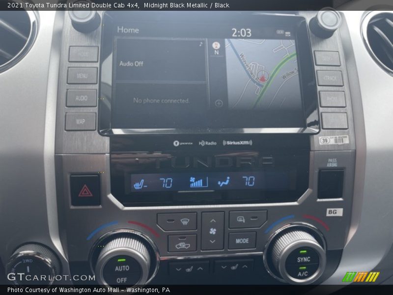 Midnight Black Metallic / Black 2021 Toyota Tundra Limited Double Cab 4x4