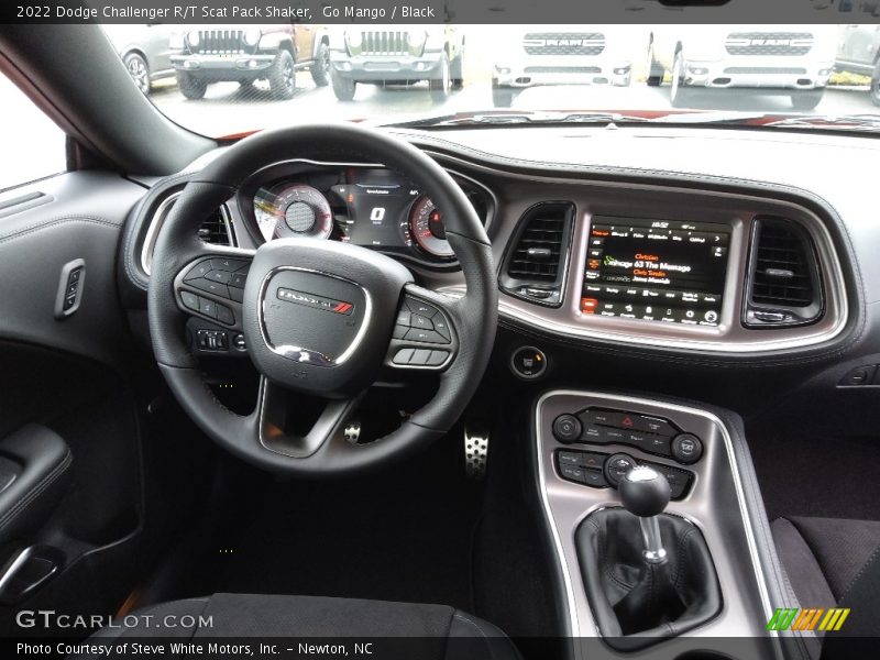 Dashboard of 2022 Challenger R/T Scat Pack Shaker