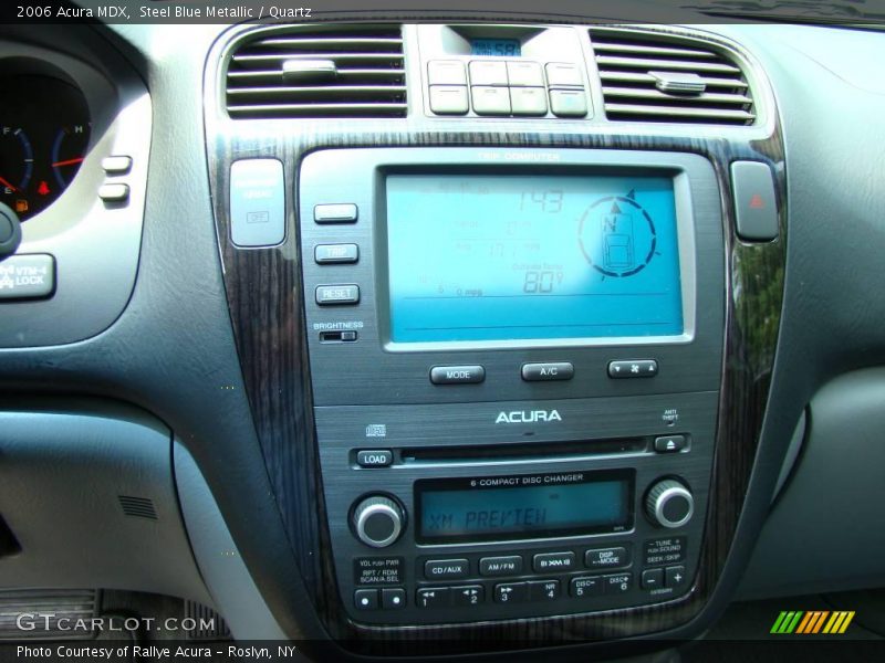 Steel Blue Metallic / Quartz 2006 Acura MDX