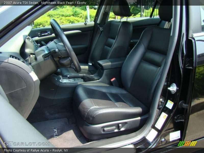 Nighthawk Black Pearl / Ebony 2007 Acura TSX Sedan