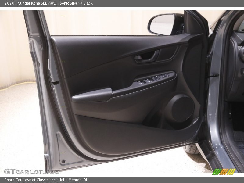 Sonic Silver / Black 2020 Hyundai Kona SEL AWD