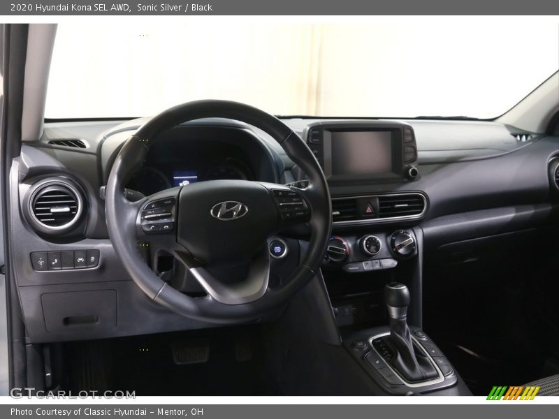 Sonic Silver / Black 2020 Hyundai Kona SEL AWD