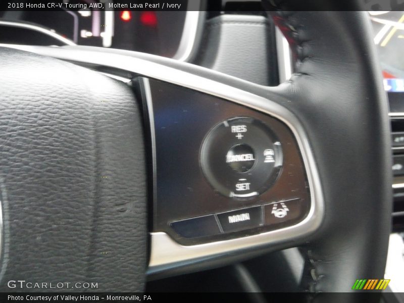 Molten Lava Pearl / Ivory 2018 Honda CR-V Touring AWD