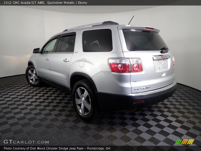 Quicksilver Metallic / Ebony 2012 GMC Acadia SLT AWD