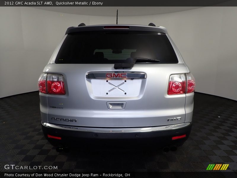 Quicksilver Metallic / Ebony 2012 GMC Acadia SLT AWD
