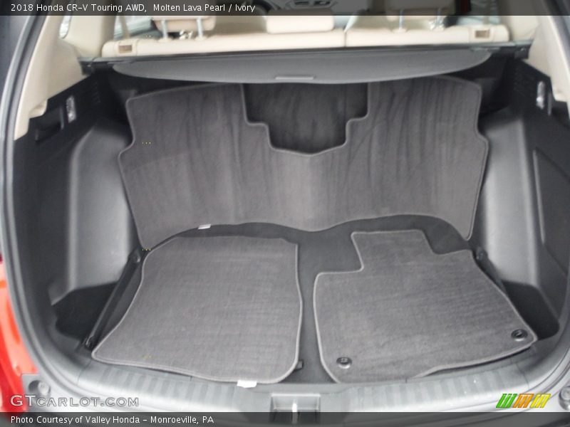 Molten Lava Pearl / Ivory 2018 Honda CR-V Touring AWD