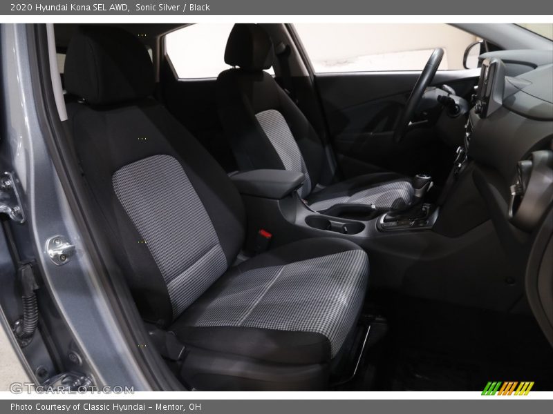 Sonic Silver / Black 2020 Hyundai Kona SEL AWD