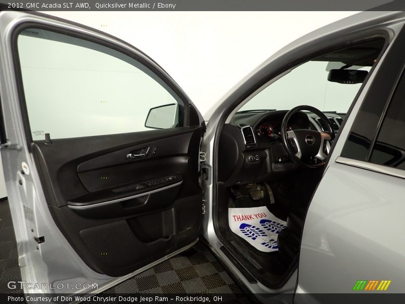 Quicksilver Metallic / Ebony 2012 GMC Acadia SLT AWD
