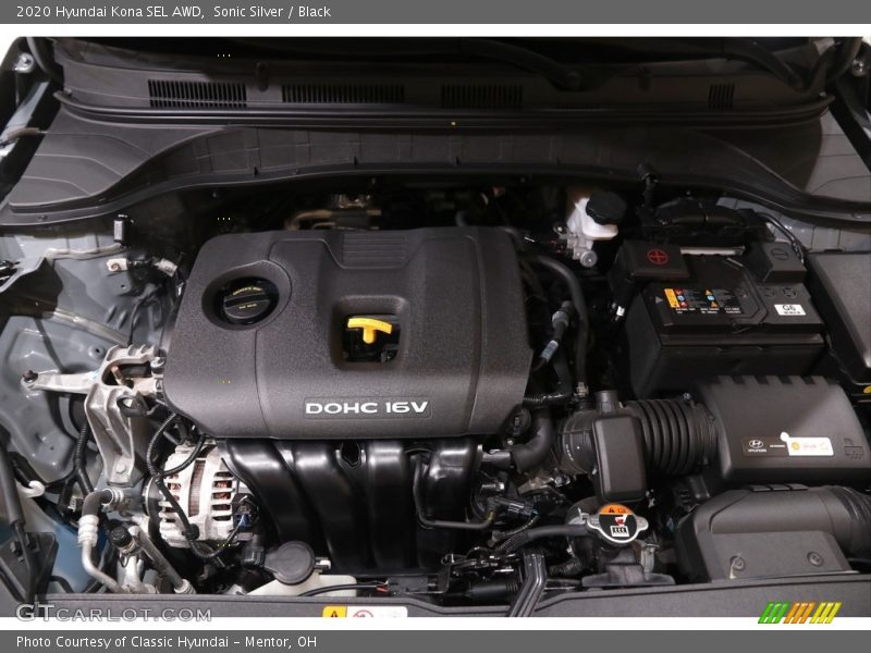 Sonic Silver / Black 2020 Hyundai Kona SEL AWD
