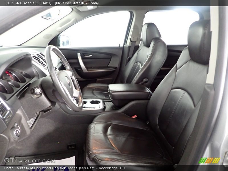 Quicksilver Metallic / Ebony 2012 GMC Acadia SLT AWD