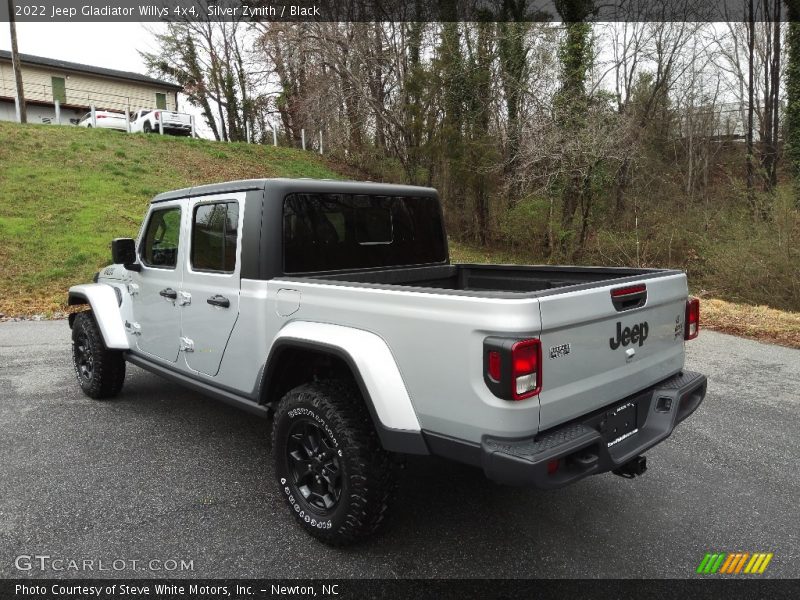 Silver Zynith / Black 2022 Jeep Gladiator Willys 4x4