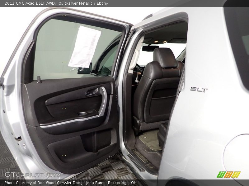Quicksilver Metallic / Ebony 2012 GMC Acadia SLT AWD