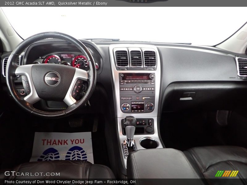 Quicksilver Metallic / Ebony 2012 GMC Acadia SLT AWD