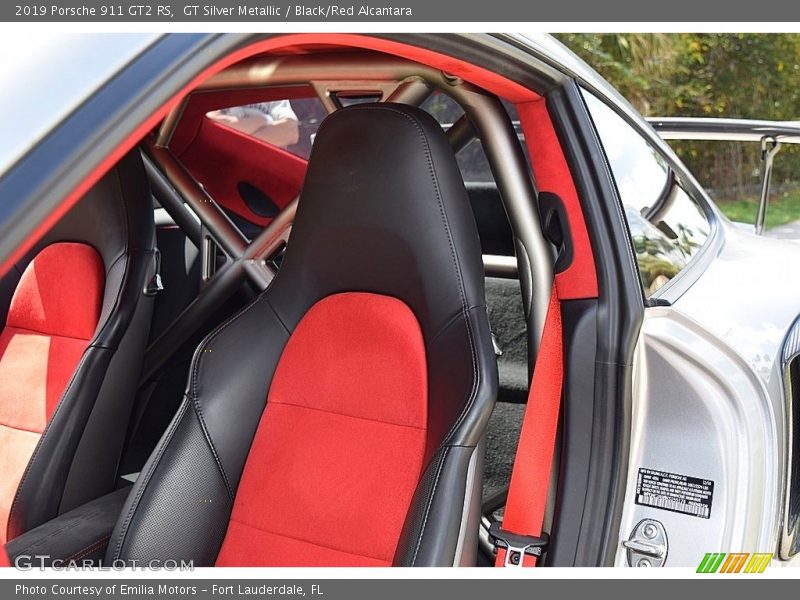 GT Silver Metallic / Black/Red Alcantara 2019 Porsche 911 GT2 RS