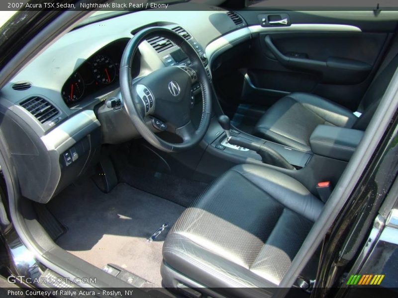 Nighthawk Black Pearl / Ebony 2007 Acura TSX Sedan