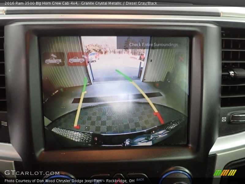 Granite Crystal Metallic / Diesel Gray/Black 2016 Ram 3500 Big Horn Crew Cab 4x4