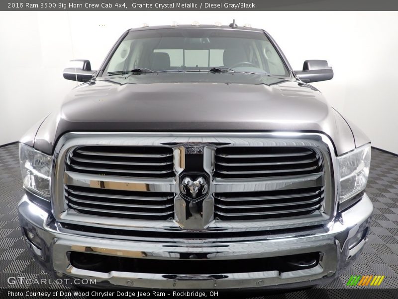 Granite Crystal Metallic / Diesel Gray/Black 2016 Ram 3500 Big Horn Crew Cab 4x4