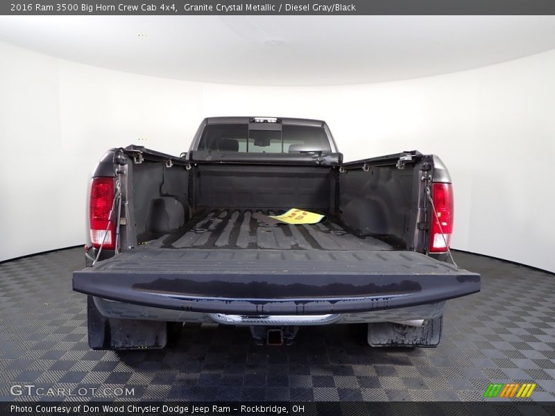 Granite Crystal Metallic / Diesel Gray/Black 2016 Ram 3500 Big Horn Crew Cab 4x4
