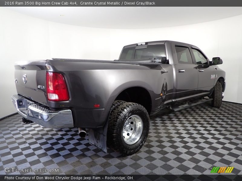 Granite Crystal Metallic / Diesel Gray/Black 2016 Ram 3500 Big Horn Crew Cab 4x4