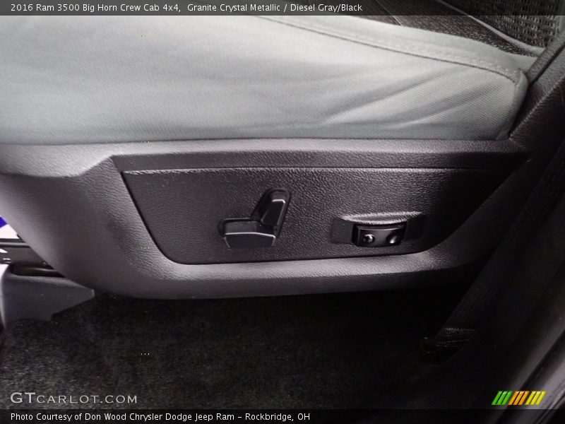 Granite Crystal Metallic / Diesel Gray/Black 2016 Ram 3500 Big Horn Crew Cab 4x4
