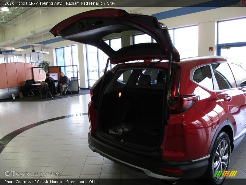 Radiant Red Metallic / Gray 2020 Honda CR-V Touring AWD