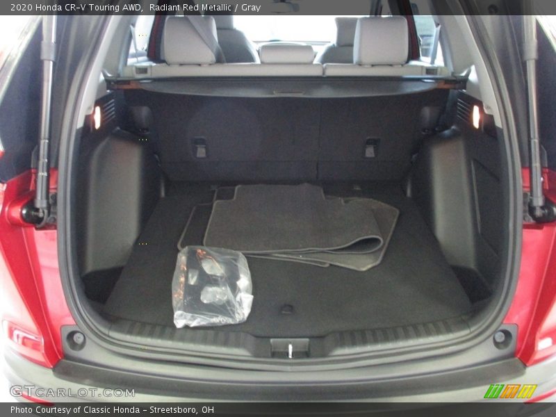 Radiant Red Metallic / Gray 2020 Honda CR-V Touring AWD