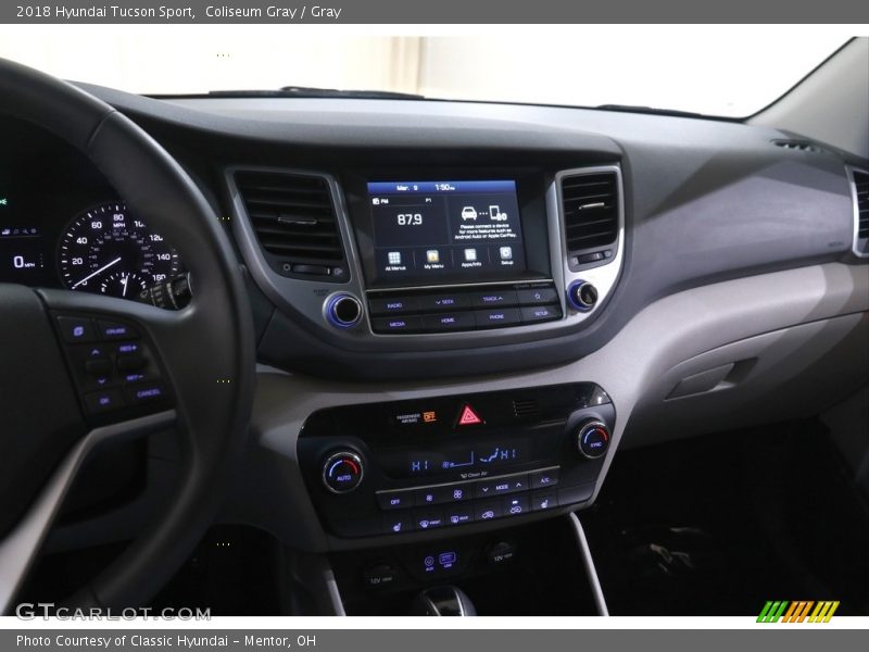 Controls of 2018 Tucson Sport