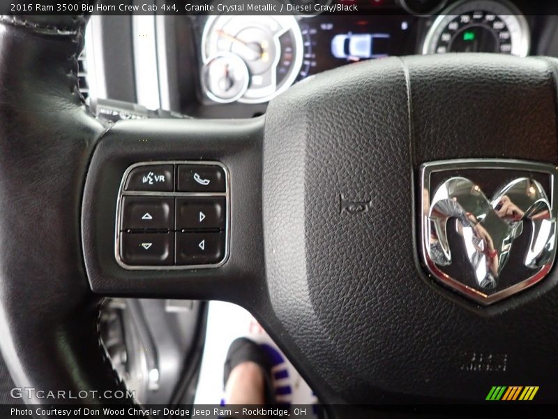  2016 3500 Big Horn Crew Cab 4x4 Steering Wheel