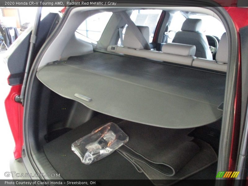 Radiant Red Metallic / Gray 2020 Honda CR-V Touring AWD