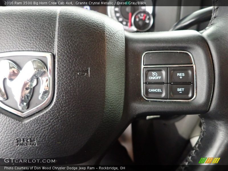  2016 3500 Big Horn Crew Cab 4x4 Steering Wheel