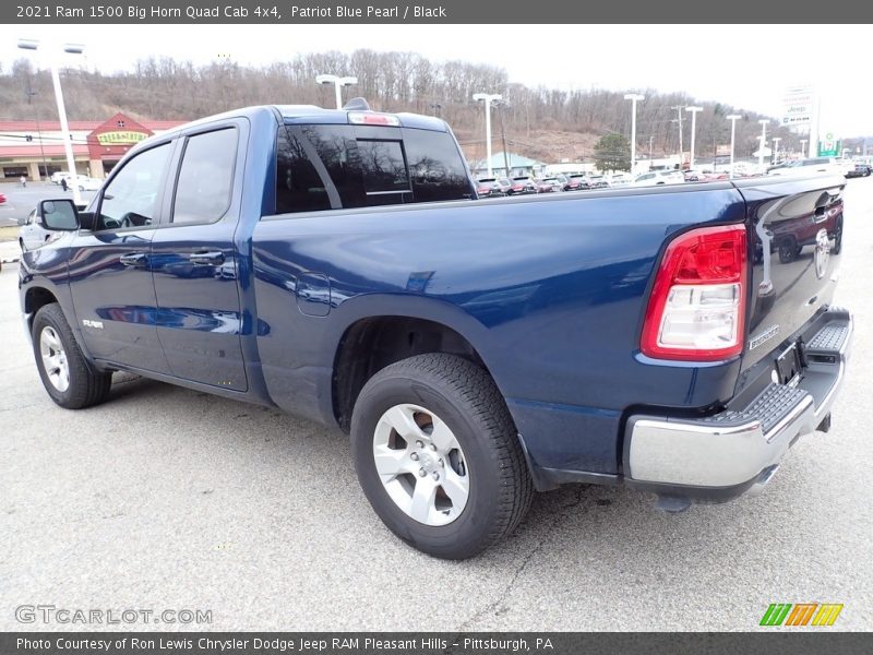 Patriot Blue Pearl / Black 2021 Ram 1500 Big Horn Quad Cab 4x4