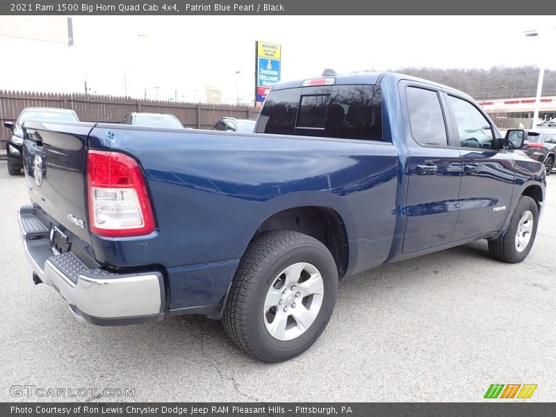 Patriot Blue Pearl / Black 2021 Ram 1500 Big Horn Quad Cab 4x4