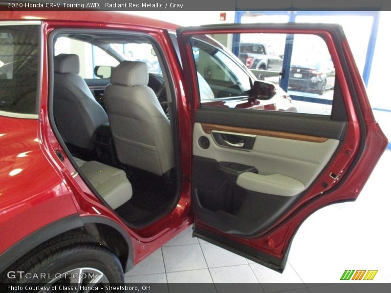 Radiant Red Metallic / Gray 2020 Honda CR-V Touring AWD