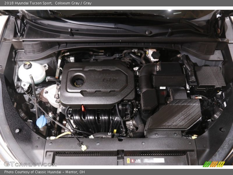  2018 Tucson Sport Engine - 2.4 Liter DOHC 16-valve D-CVVT 4 Cylinder