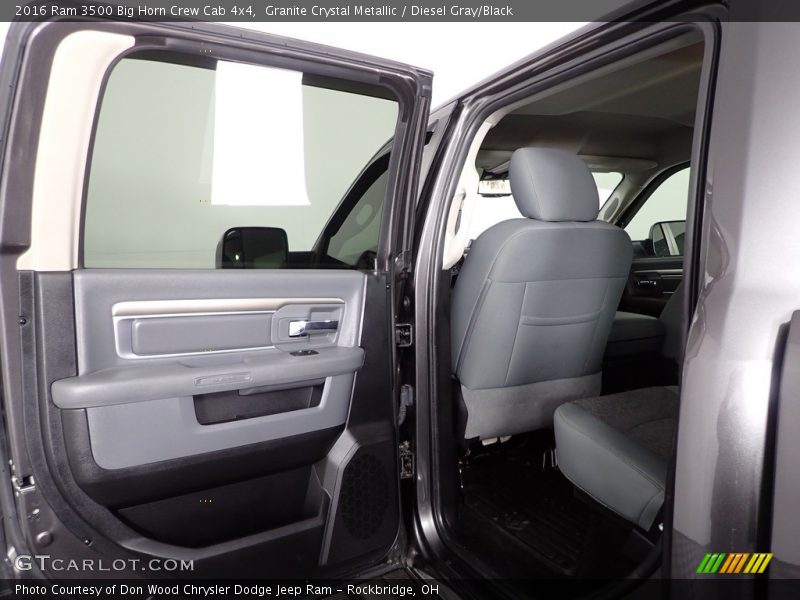 Granite Crystal Metallic / Diesel Gray/Black 2016 Ram 3500 Big Horn Crew Cab 4x4