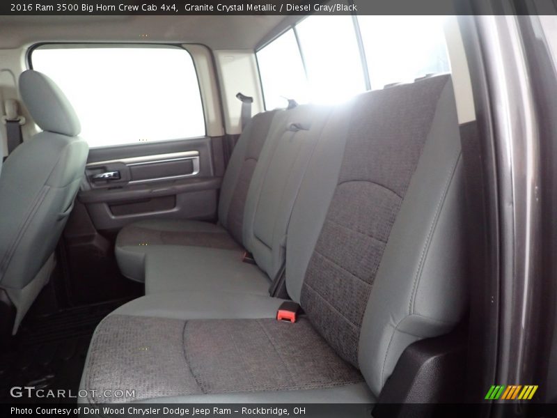 Granite Crystal Metallic / Diesel Gray/Black 2016 Ram 3500 Big Horn Crew Cab 4x4