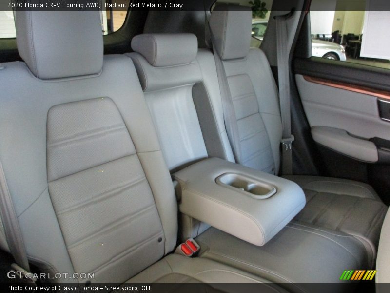 Radiant Red Metallic / Gray 2020 Honda CR-V Touring AWD