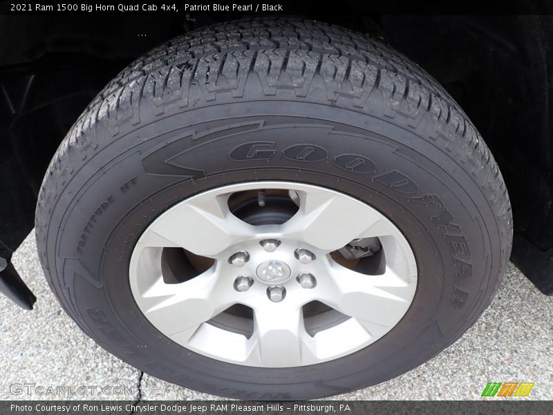 Patriot Blue Pearl / Black 2021 Ram 1500 Big Horn Quad Cab 4x4