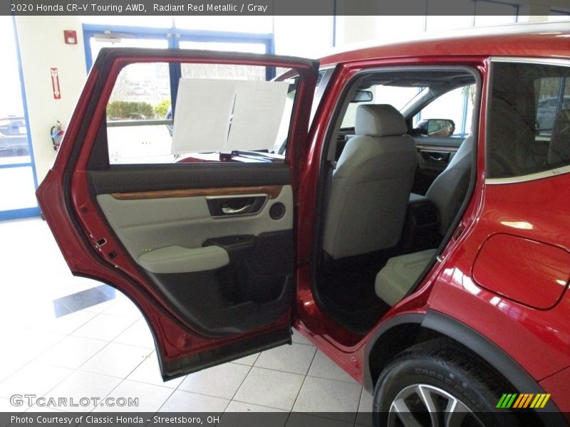 Radiant Red Metallic / Gray 2020 Honda CR-V Touring AWD