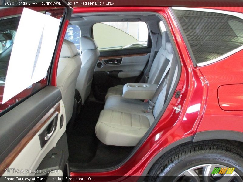 Radiant Red Metallic / Gray 2020 Honda CR-V Touring AWD