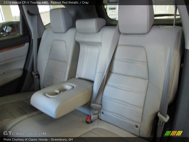 Radiant Red Metallic / Gray 2020 Honda CR-V Touring AWD