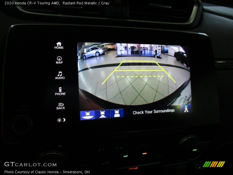 Radiant Red Metallic / Gray 2020 Honda CR-V Touring AWD