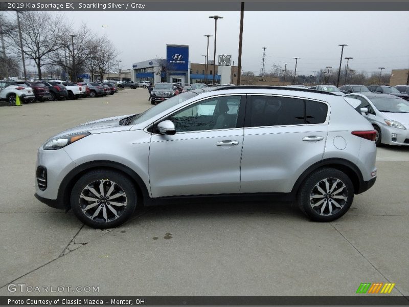 Sparkling Silver / Gray 2019 Kia Sportage EX