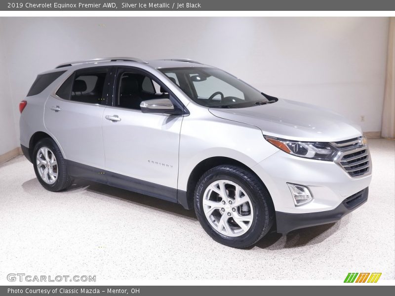 Silver Ice Metallic / Jet Black 2019 Chevrolet Equinox Premier AWD