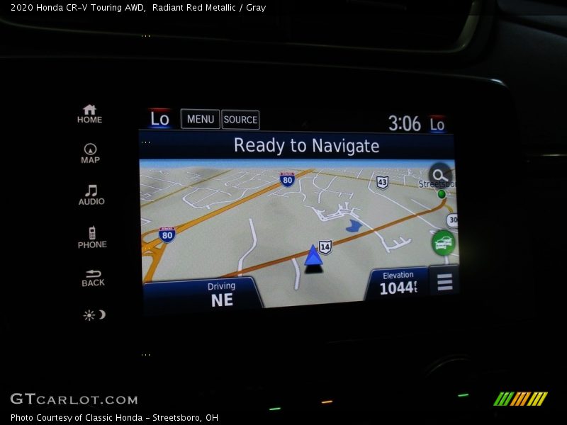 Radiant Red Metallic / Gray 2020 Honda CR-V Touring AWD