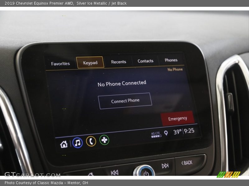 Silver Ice Metallic / Jet Black 2019 Chevrolet Equinox Premier AWD