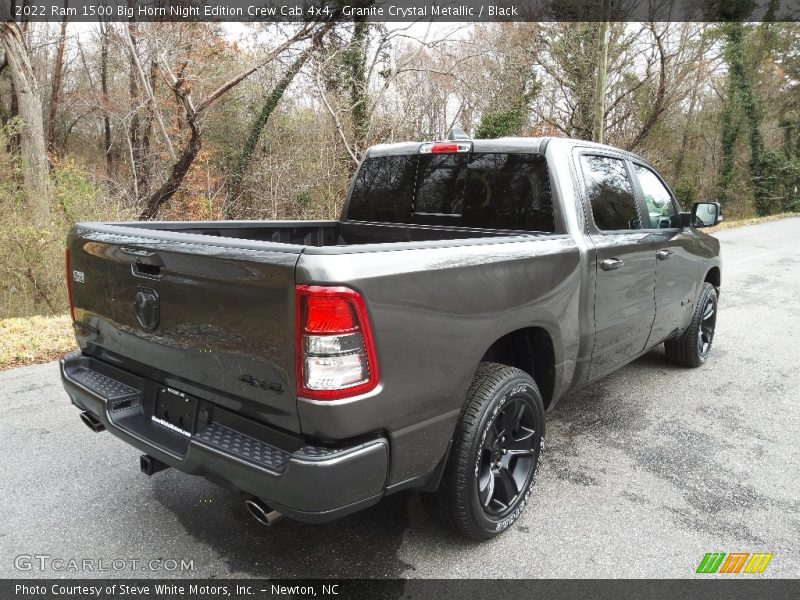 Granite Crystal Metallic / Black 2022 Ram 1500 Big Horn Night Edition Crew Cab 4x4