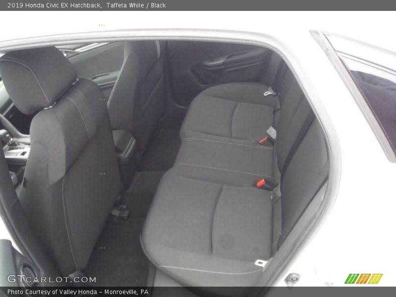 Taffeta White / Black 2019 Honda Civic EX Hatchback