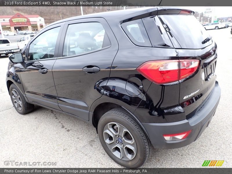 Shadow Black / Medium Light Stone 2018 Ford EcoSport S 4WD